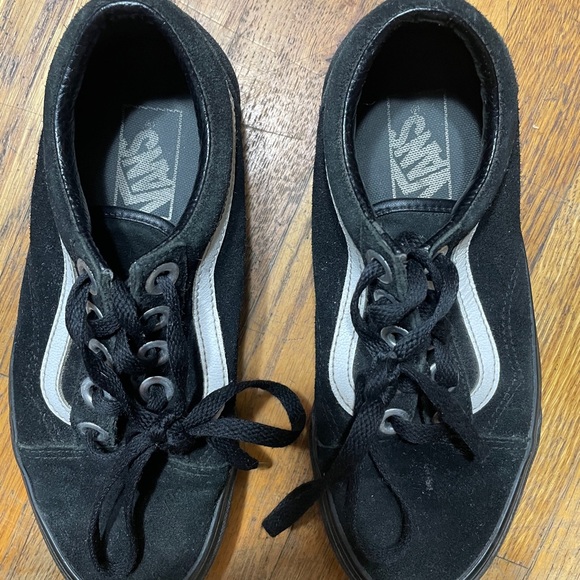 VANS Shoes Black Women’s Size 7 - Picture 3 of 16